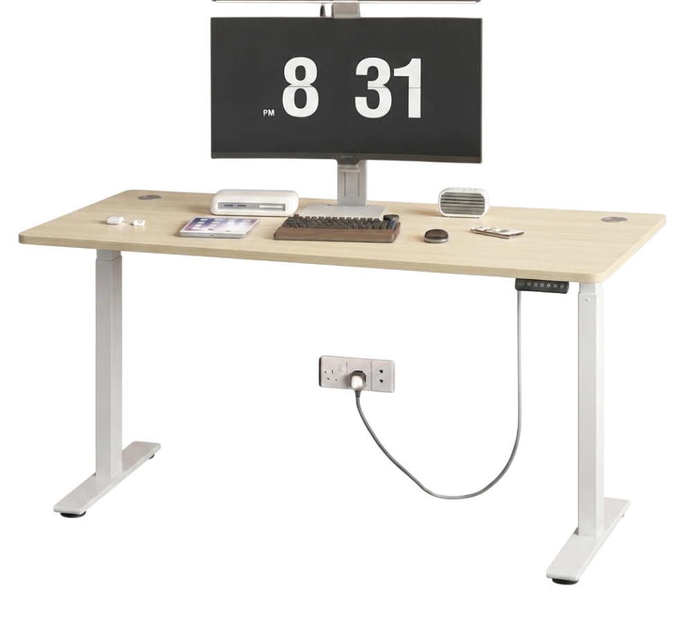 EHT-187-WHBA EHT Series Electrical Height Adjustable Table - Size : 180W x 75D x 71~115H (cm)