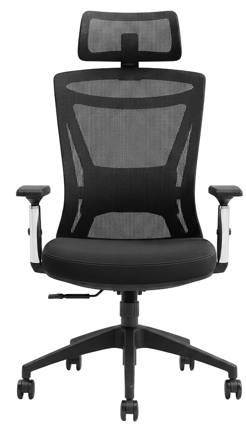 NTT-243-HB Mirella Series Highback Mesh Chair - Size : 68W x 49D x 120~128H (cm)