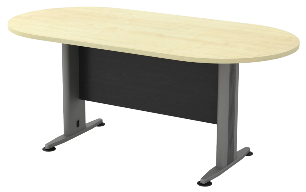 TOE-24-DGMP TOE Oval Meeting Table - Size : 240W x 120D x 75H (cm)