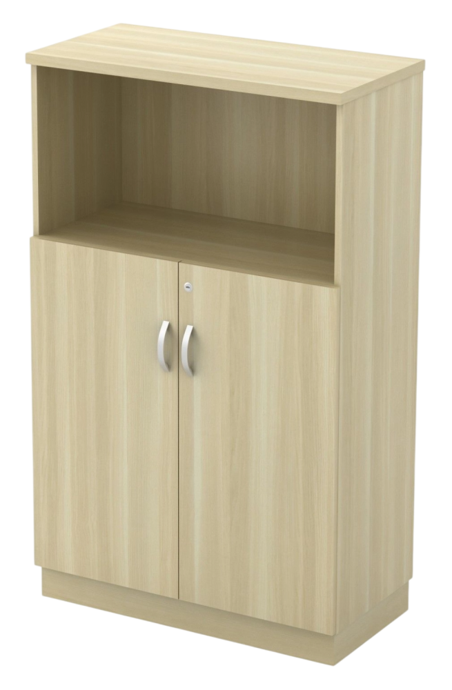 Q-YOD13-BA Semi Swinging Door Medium Cabinet - Size : 80W x 40D x 131H (cm)