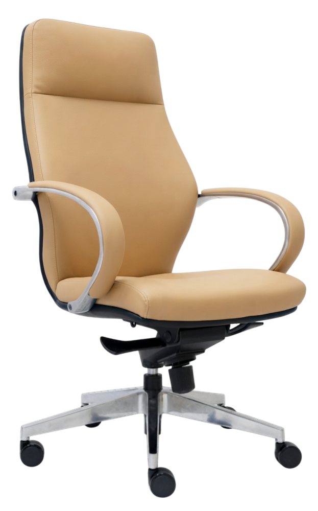 E-3051H-PU Berge Series Leather Highback Chair