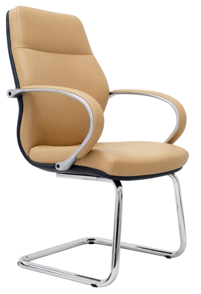 E-3054S-PU Berge Series Leather Visitor Chair