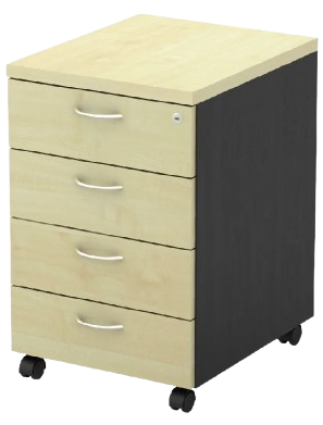T-YMP4 Mobile Pedestal 4-Drawers (4D)