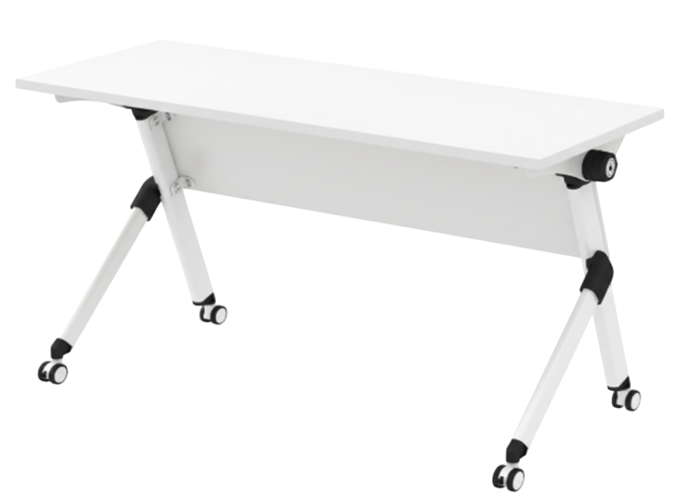 TRY-156-WHWH Try Series Foldable Training Table - Size : 150L x 60D x 75H (cm)