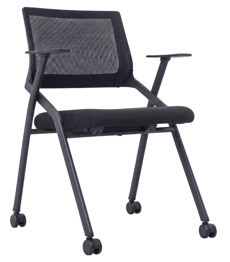 FLP-0125 Training Chair With Foldable Seat And Castor