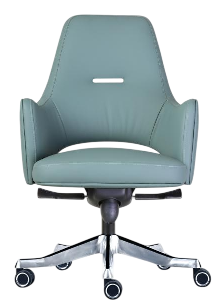 AAROW-LB-PU Aarow Series Lowback Leather Chair