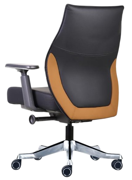 VENICE-LB-PU Venice Series Lowback Leather Chair