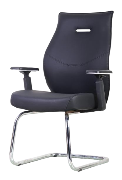 VENICE-V-PU Venice Series Visitor Leather Chair