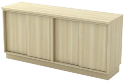 Q-YSS7160 Combination Low Cabinet (Dual Sliding Door) - Size : 160W X 45D X 75H (cm)