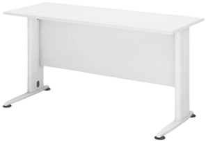 HT-156-WH H Series Rectangular Table Without Tel Cap - Size : 150L x 60W x 75H (cm)