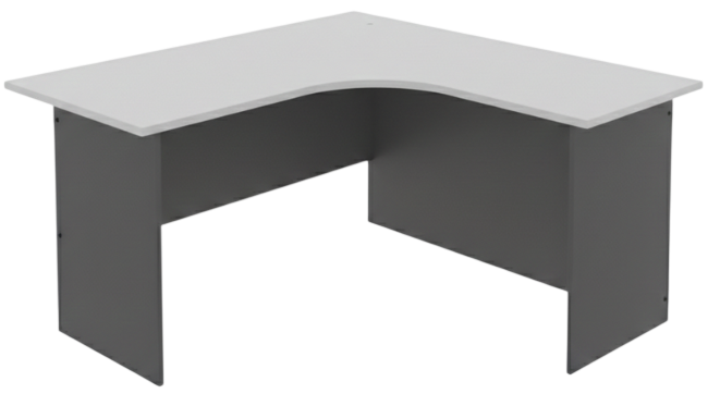 GL-652(R/L)DGMP Budget Series Compact L-Shape Table - Size : 180/60L x 150/60W x 75H (cm)