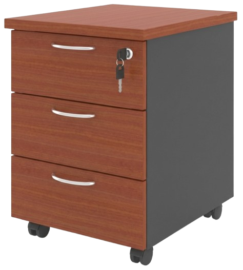 GM3 Mobile Pedestal 3-Drawers - Size : 40W x 48D x 56H (cm)