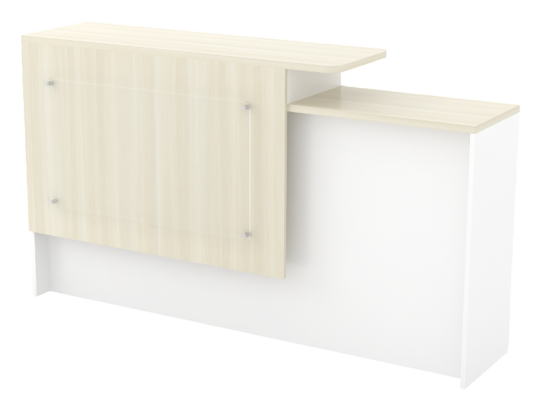 B-SCT1500 Executive Reception Counter - Size: 153L x 86W x 105H (cm)