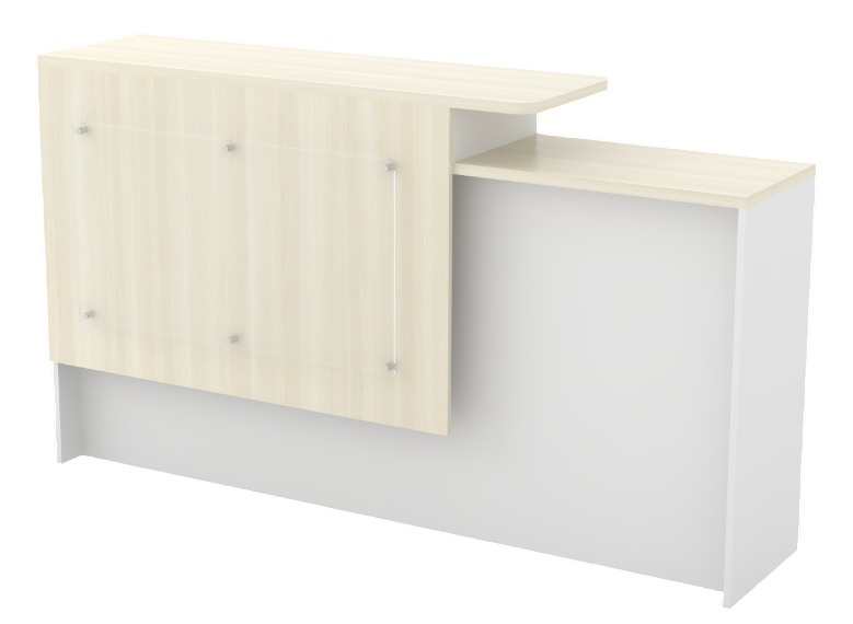 B-SCT1800 Executive Reception Counter - Size: 183L x 86W x 105H (cm)