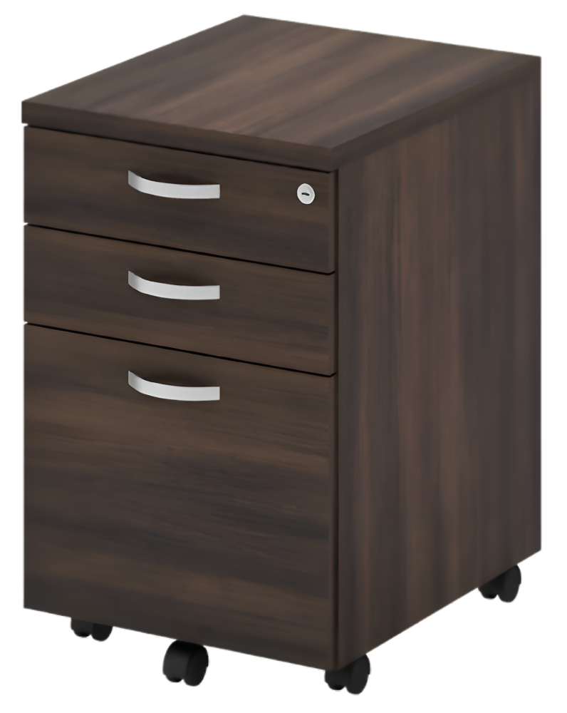 Q-YMP3-AC Mobile Pedestal 3-Drawers (3D) - Size : 40W x 48D x 62H (cm)