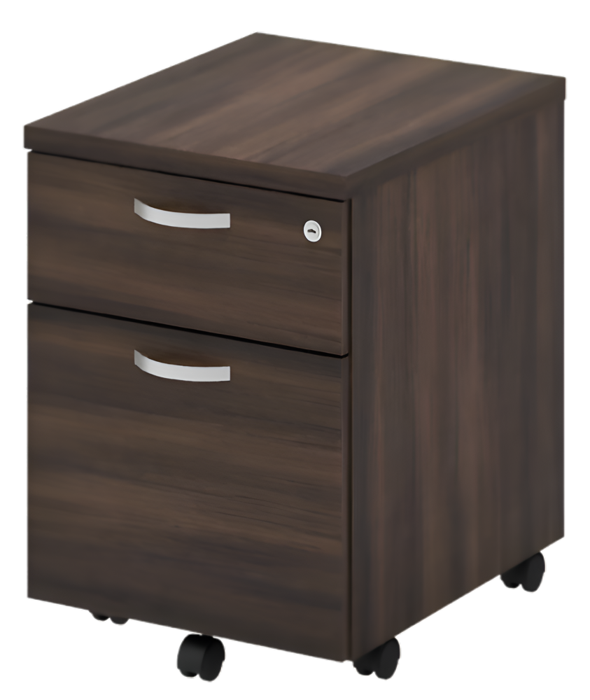 Q-YM2-AC Mobile Pedestal 1 Drawer And 1 Filing (1D1F) - Size : 40W X 48D X 56H (cm)
