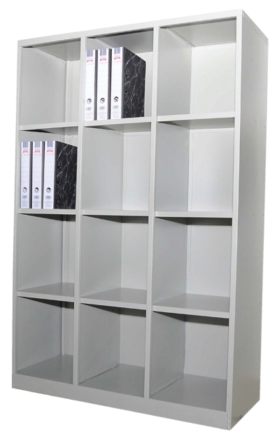 SPH12-3615-LG 12 Steel Pigeon Holes - Size : 91W x 38D x 182H (cm)