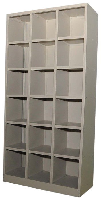 SPH18-3618 18 Steel Pigeon Holes - Size : 91W x 45D x 182H (cm)