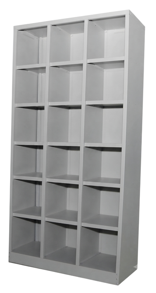 SPH18-3618-LG 18 Steel Pigeon Holes - Size : 91W x 45D x 182H (cm)