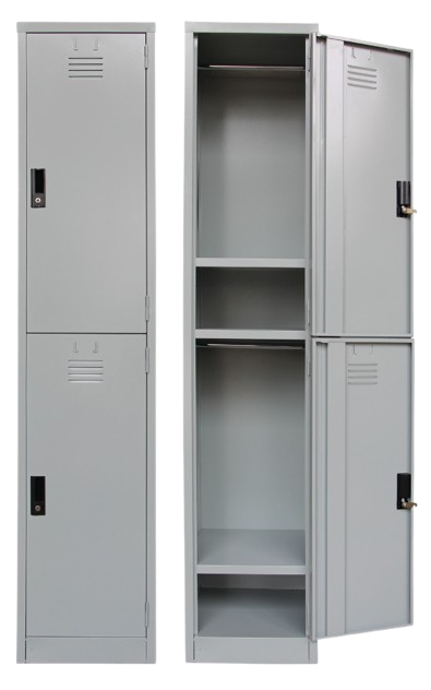 S114/C-2 Compartment Steel Locker - Size : 38W x 38D x 182H (cm)