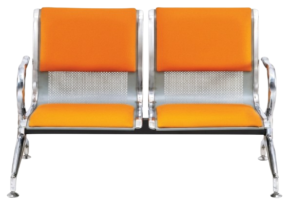 E-915 2 Seaters Airdrome Chair C/W Padding - Size : 120W X 68D X 79H (cm)