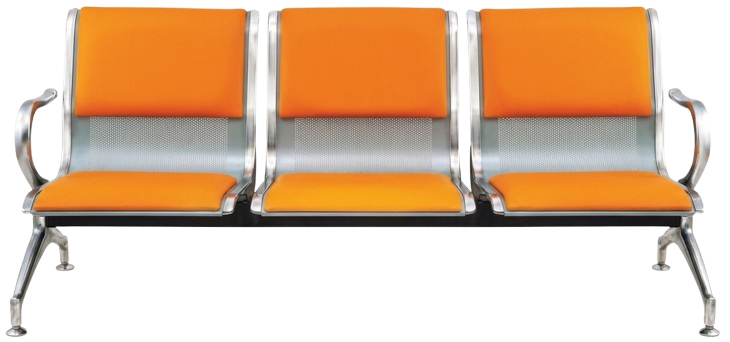 E-916 3 Seaters Airdrome Chair C/W Padding - Size : 178W x 68D x 79H  (cm)