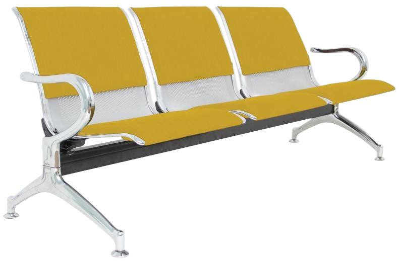 DELFINOLITE-3U Delfino Triple Seater Waiting Area Chair - Size : 181W X 70D X 78H (cm)