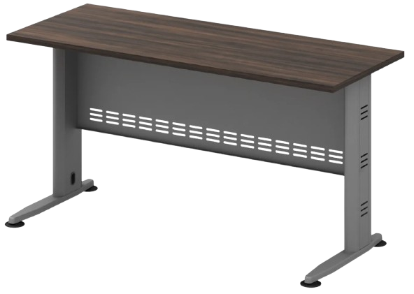 QT-126 Quincy Series Metal J Leg Side Table (Without Tel Cap) - Size : 120W X 60D X 75H (cm)