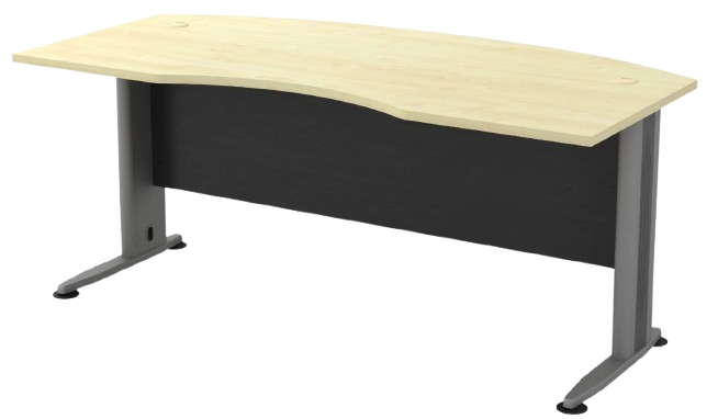 TMB-55 Timeless Series 6FT Metal J Leg Executive Table - Size : 180W x 90D x 75H (cm)