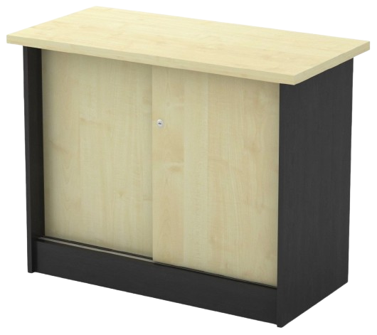 T-YS303-DGMP Sliding Door Side Cabinet - Size : 90W X 45D X 70H (cm)