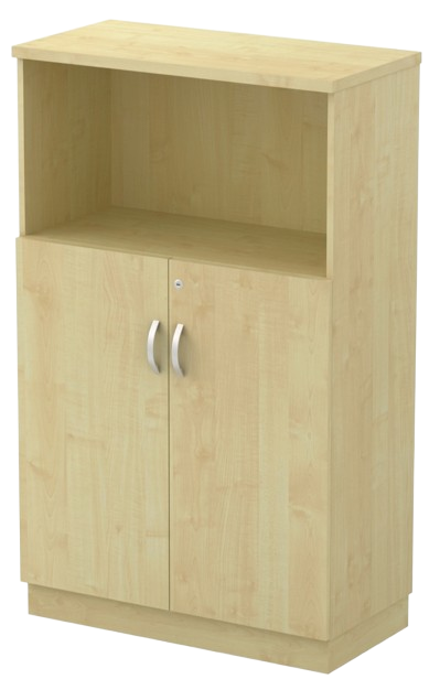 Q-Y0D13-MP Semi Swinging Door Medium Cabinet - Size : 80W x 40D x 131H (cm)