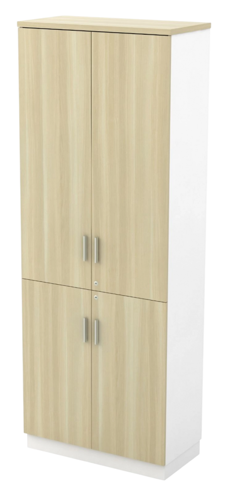 B-YTD21-WHBA Swinging Door High Cabinet - Size : 80W x 40D x 211H (cm)