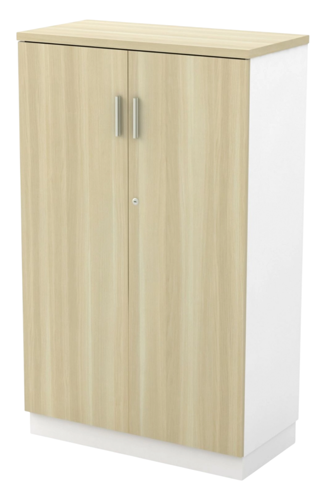 B-YD13-WHBA Swinging Door Medium Cabinet - Size : 80W x 40D x 131H (cm)