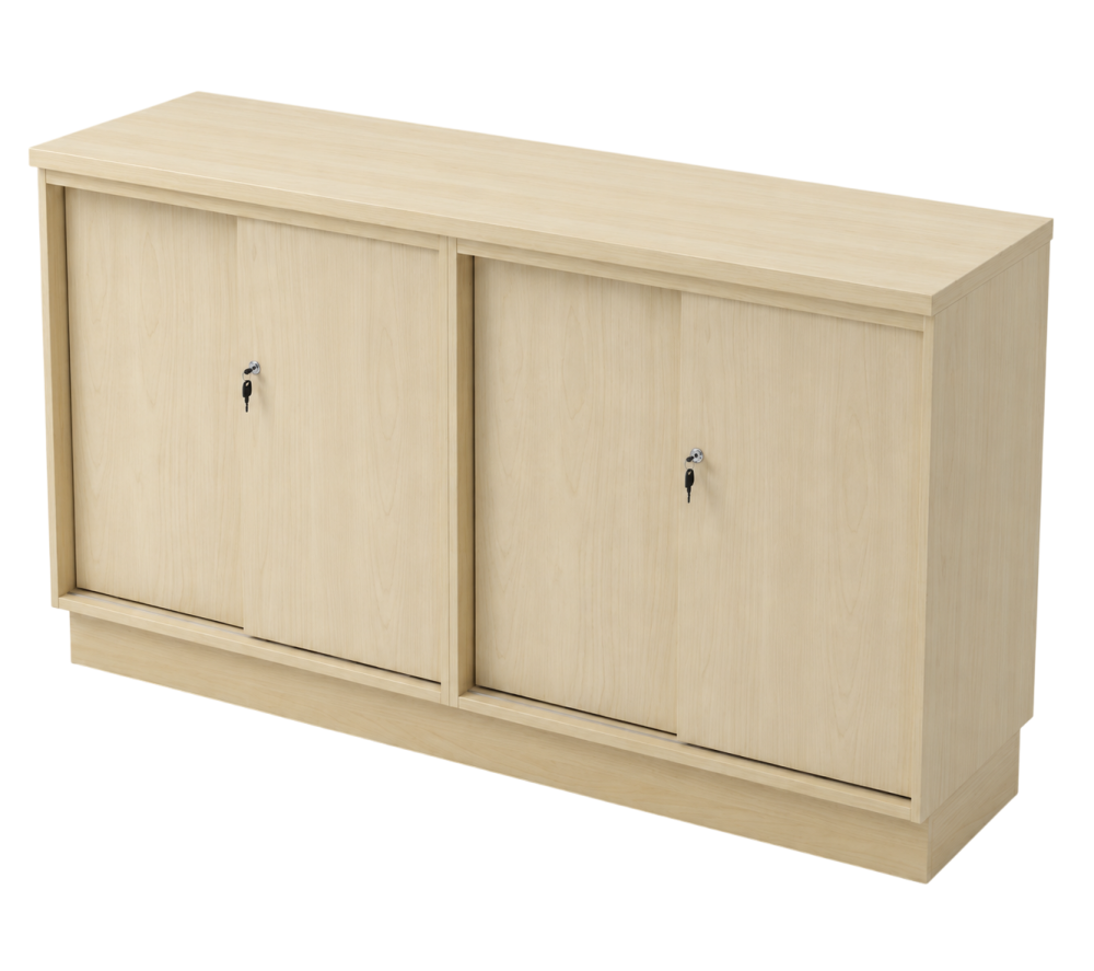 Q-YSS7160-MP Combination Low Cabinet (Dual Sliding Door) - Size : 160W X 45D X 75H (cm)