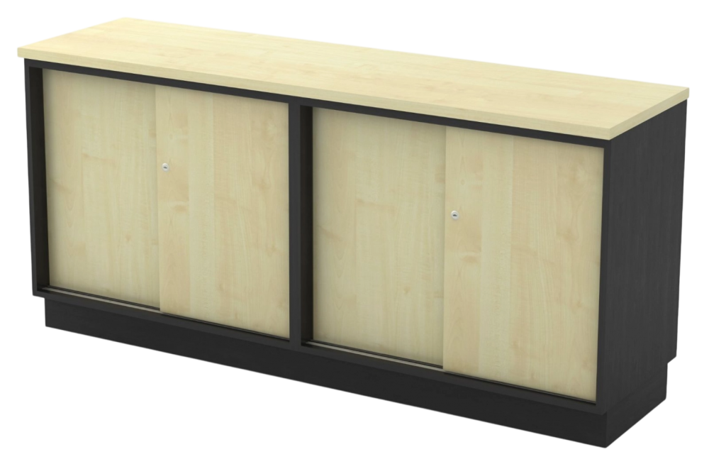 T-YSS7160-DGMP Combination Low Cabinet (Dual Sliding Door) - Size : 160W X 45D X 75H (cm)