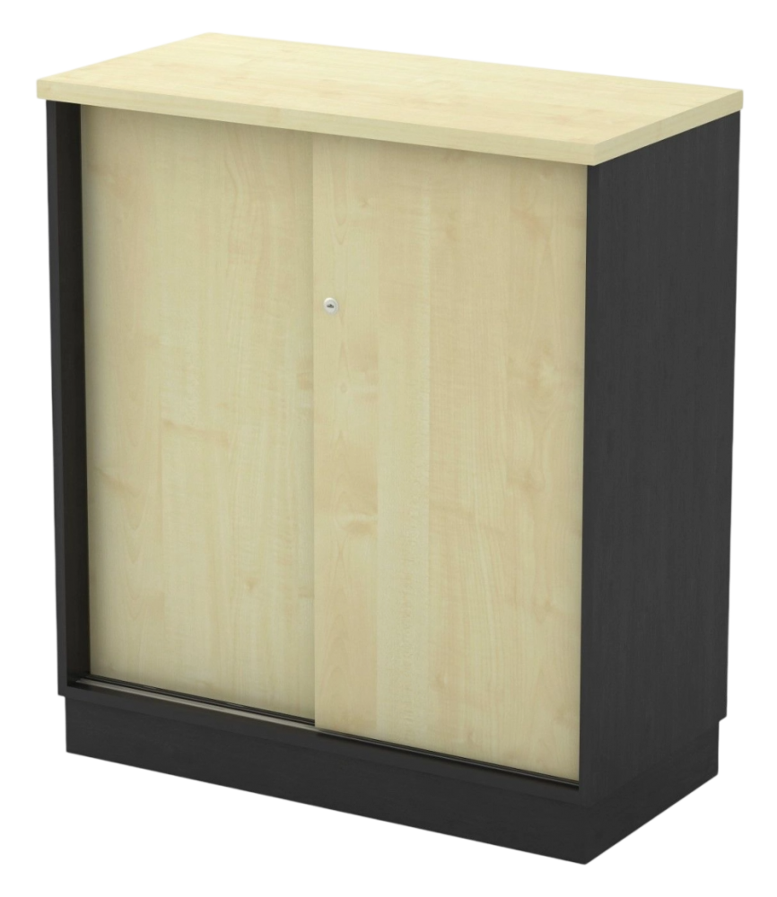 T-YS9-DGMP Sliding Door Low Cabinet - Size : 80W x 40D x 91H (cm)