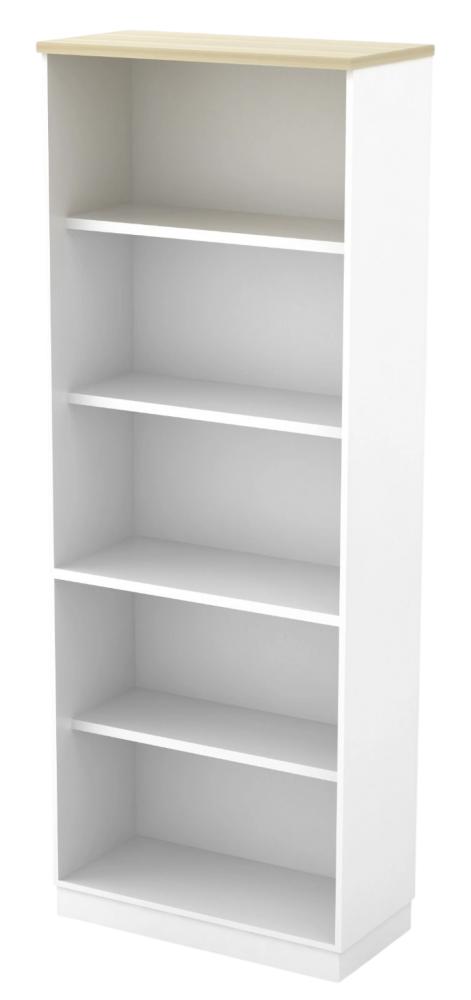 B-YO21-WHBA Open Shelf High Cabinet - Size : 80W x 40D x 211H (cm)