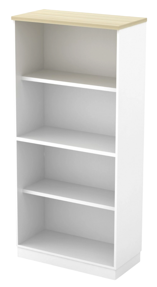 B-YO17-WHBA Open Shelf Medium Cabinet - Size : 80W x 40D x 171H (cm)