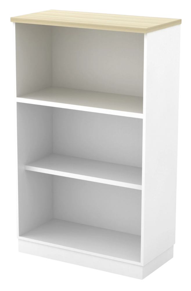 B-YO13-WHBA Open Shelf Medium Cabinet - Size : 80W x 40D x 131H (cm)