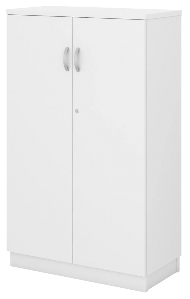 Q-YD13-WH Swinging Door Medium Cabinet - Size : 80W x 40D x 131H (cm)