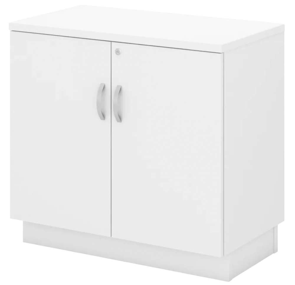 Q-YD875-WH Swinging Door Low Cabinet - Size : 80W x 45D x 75H (cm)