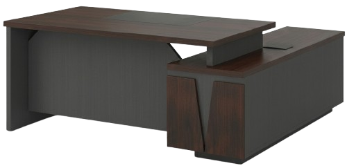 TCS-1826(E)-AC Titan Series Director Table Set C/W Side Cabinet - Size : 180L x 181W x 76H (cm)