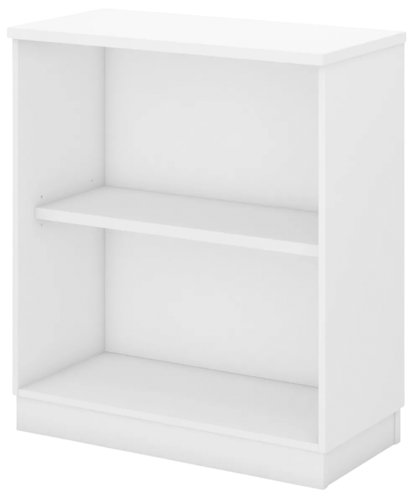 Q-YO9-WH Open Shelf Low Cabinet - Size : 80W x 40D x 91H (cm)
