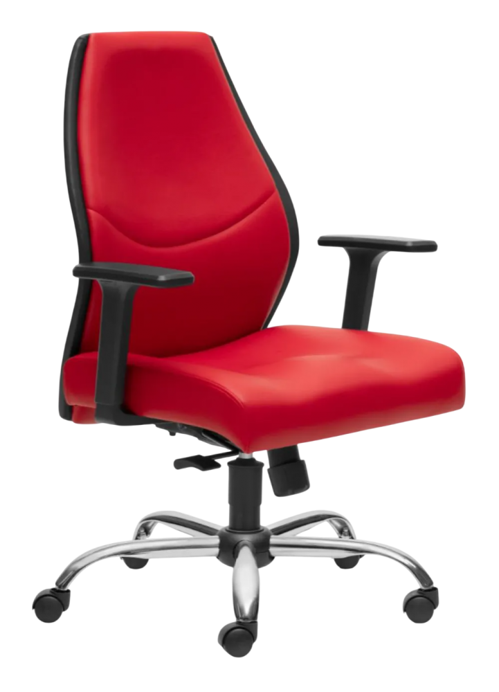 E-2853H Roon Series Lowback Leather Chair