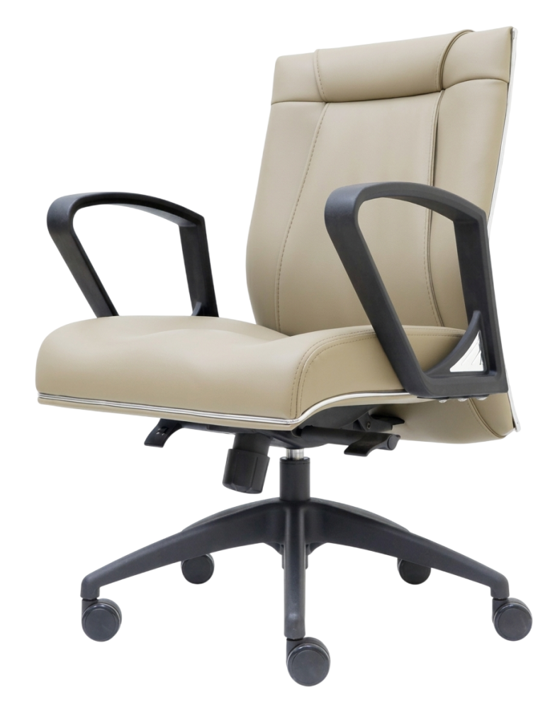 E-2523H Vintage Series Lowback Leather Chair