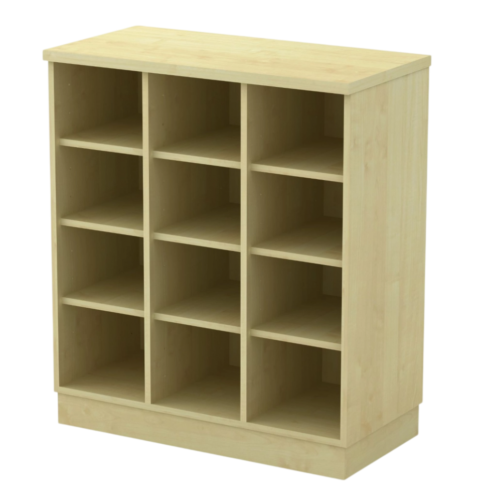 Q-YP9-MP Pigeon 12 Holes Low Cabinet - Size : 80W X 40D X 91H (cm)