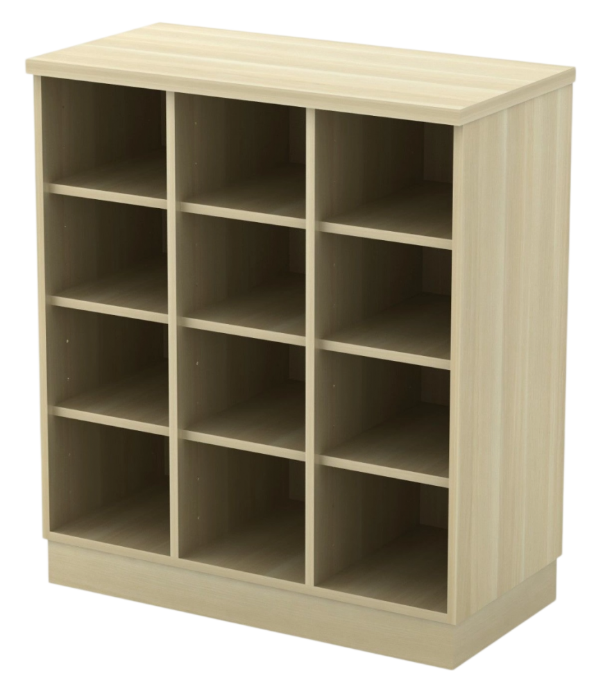 Q-YP9-BA Pigeon 12 Holes Low Cabinet - Size : 80W X 40D X 91H (cm)