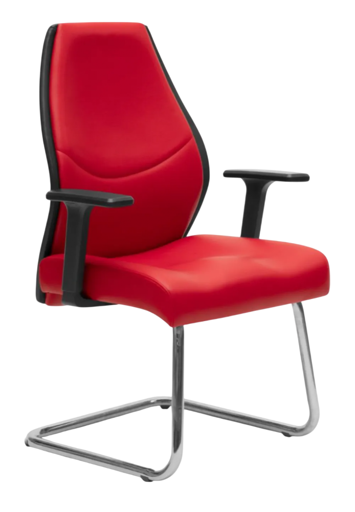 E-2854S Roon Series Visitor Leather Chair