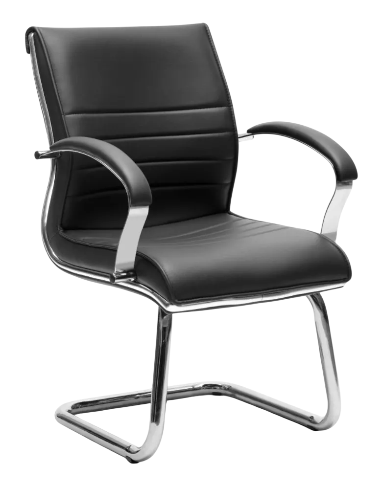 E-1064S Directiv Series Visitor Leather Chair