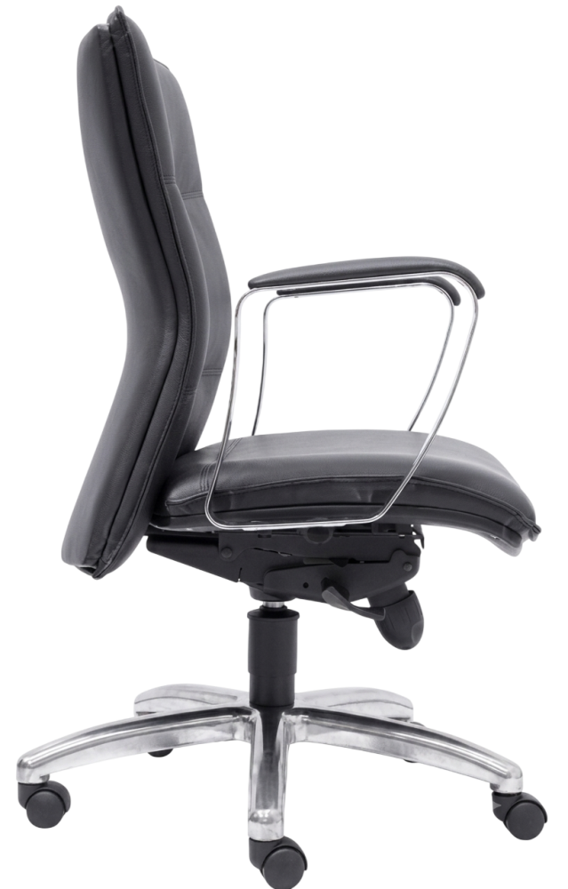 E-2833H Shavy Series Lowback Leather Chair